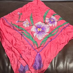 Floral Pink Scarf